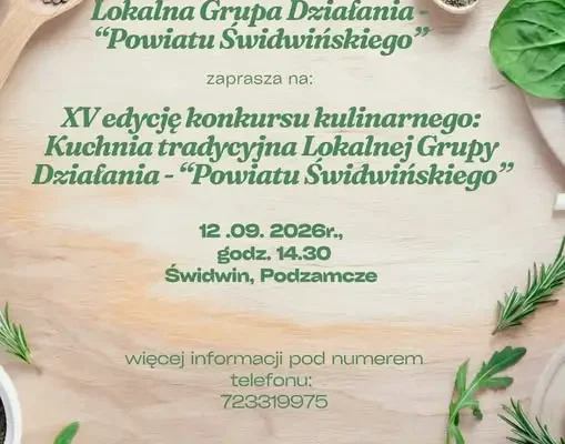 XV Konkurs Kulinarny „Kuchnia tradycyjna” – zgłoś swoją potrawę do 28 sierpnia