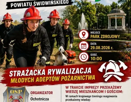 III Rajd Młodzieżowych Drużyn Pożarniczych w Połczynie-Zdroju już 29 sierpnia