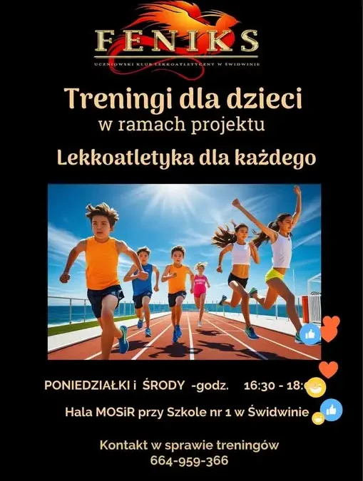 Lekkoatletyka dla dzieci w Świdwinie – wracają treningi po wakacjach