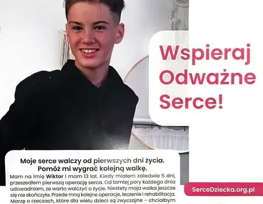 Pomoc dla Wiktora z OSP Połczyn-Zdrój – młody druh walczy z chorobą serca