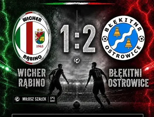 KEEZA A Klasa: Porażka 1:2 z Błękitnymi Ostrowice w trzeciej kolejce