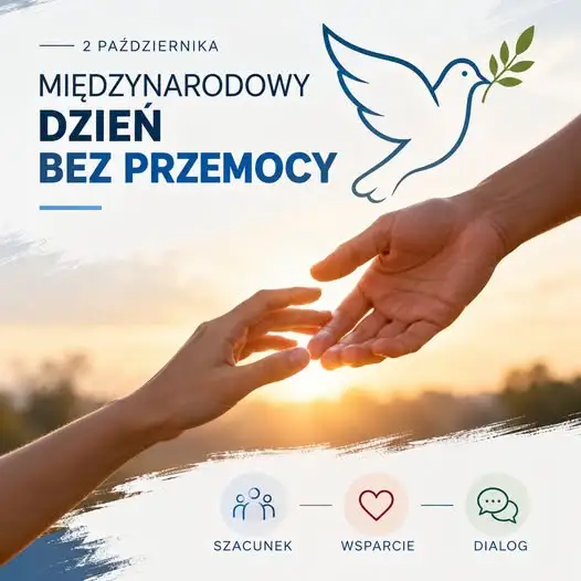 Międzynarodowy Dzień bez Przemocy – apel o reagowanie i wsparcie dla pokrzywdzonych